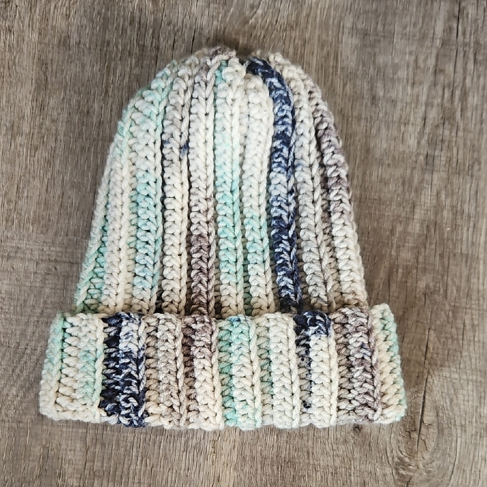 Striped Knit Beanie